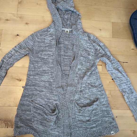 Heathered grey knit cardigan - Picture 2 of 2